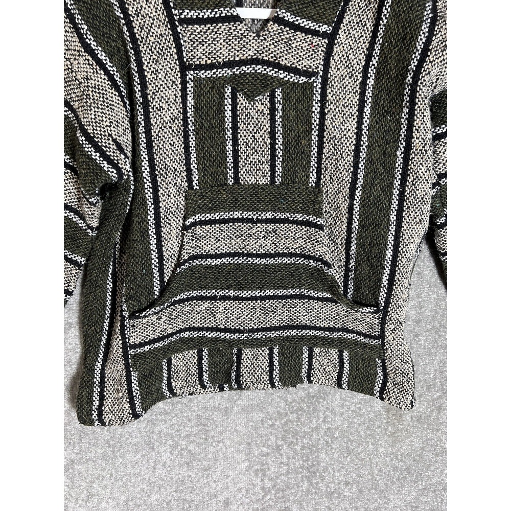Baja Cienfuegos Rug Hoodie Mens Size Small  Long Sleeve Pullover Kangaroo Pocket - Picture 4 of 6